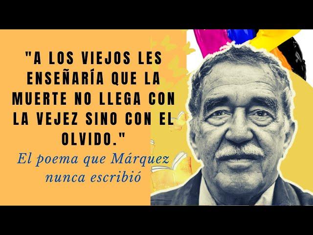 Carta de despedida - Gabriel García Márquez | La Marioneta