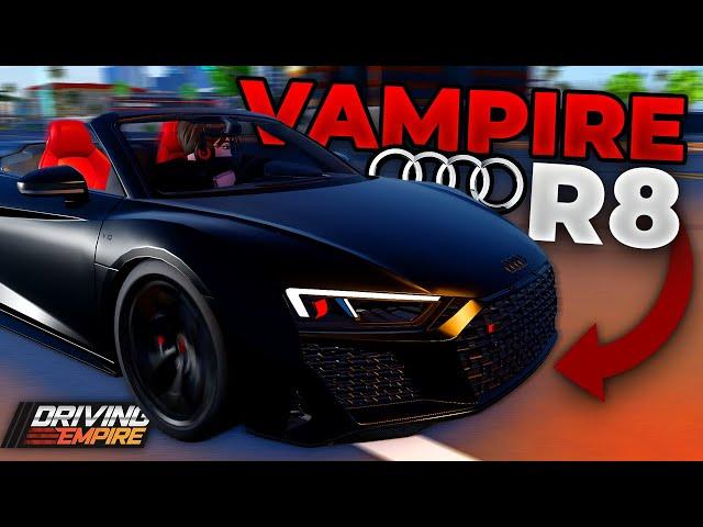 Making *VAMPIRE SPEC* On *AUDI R8* In Driving Empire! (Roblox)