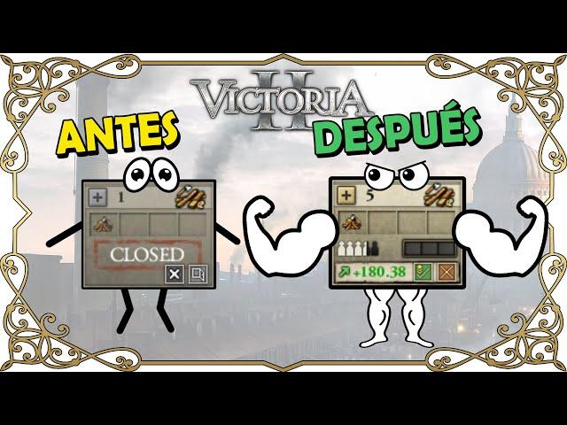  Cómo INDUSTRIALIZAR en Victoria 2 CON ÉXITO de forma activa [Tutorial Victoria 2 en español]