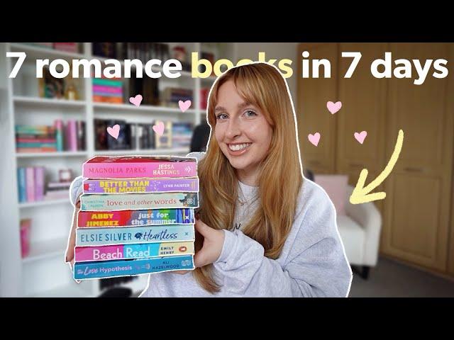 Reading 7 viral TikTok romance books in 7 days...