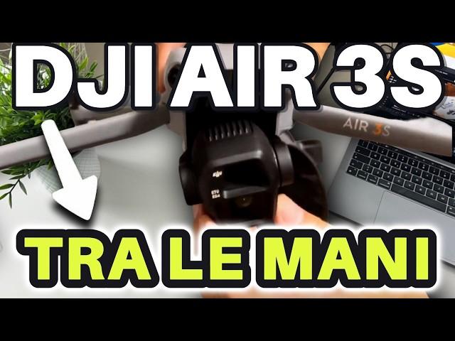 DJI AIR 3S: PRIMO UNBOXING AL MONDO DEL DRONE !! #DJIAIR3S