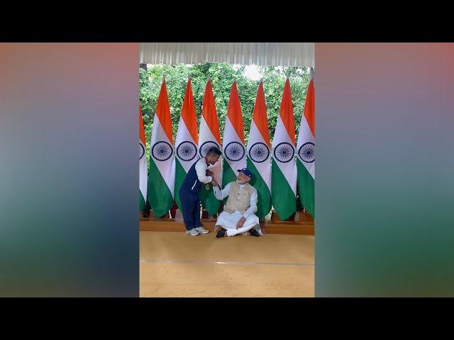 Javelin thrower Navdeep Singh's gesture wins PM Modi's heart ️