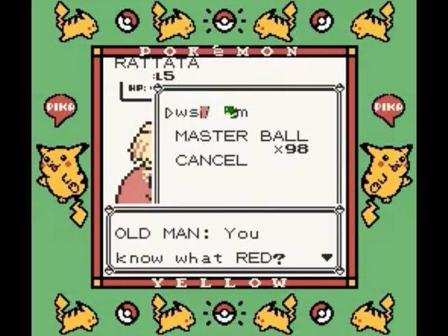 When the old man loses his patience (Pokémon Yellow parody)