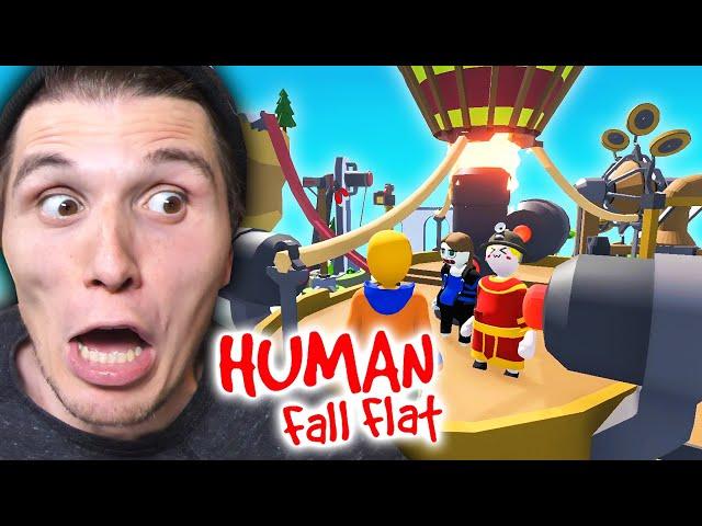 Wir erobern ein LUFTSCHIFF! | Human Fall Flat