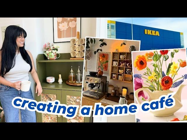 UPGRADING MY KITCHEN WITH DIY IKEA HACKS ~home café vibes~ 🫖
