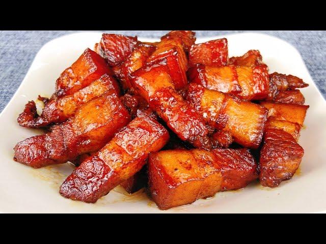 難怪酒店的紅燒肉那麼好吃，原來訣竅這麼簡單，學會給家人露一手 ，Braised Pork  Recipe ， 红烧肉