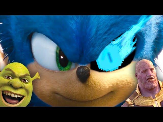 New Sonic The Hedgehog Trailer but full of Memes