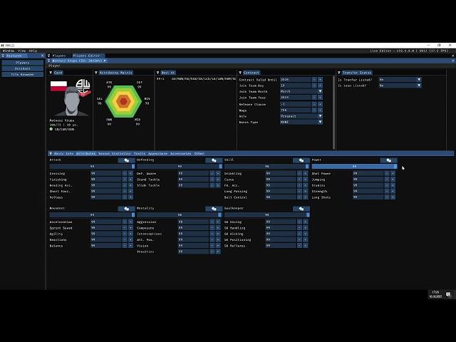 FIFA 23 Live Editor - Edit Player