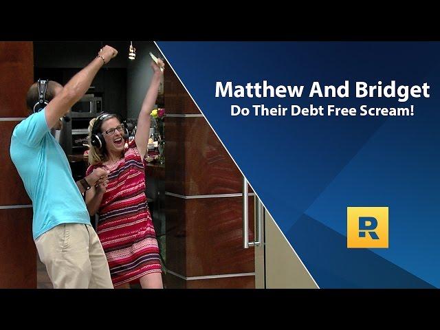 Matthew And Bridget Do Their Debt Free Scream!