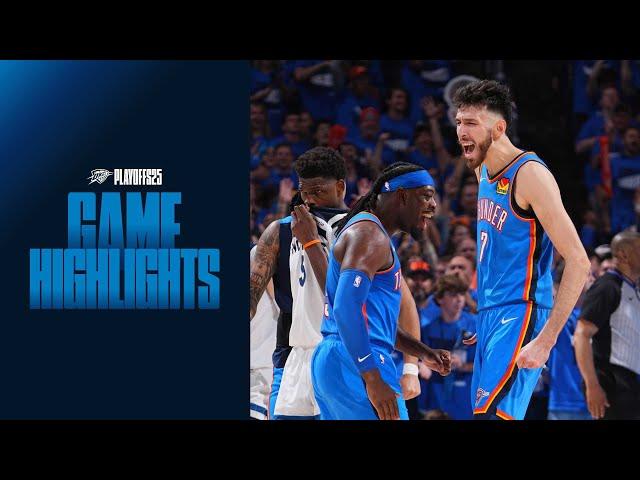 OKC Thunder vs Minnesota Timberwolves | Western Conference finals Game 2 Highlights | May 22, 2025