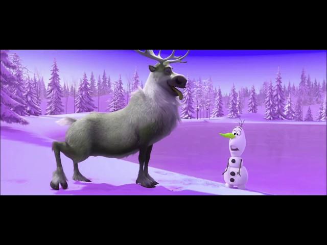 Frozen | OLAF and Reindeer SVEN Funniest Moment | Learn Colors