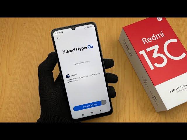 MIUI 14 To HyperOS Update Android 14 Software Update Xiaomi Redmi 13C ASMR