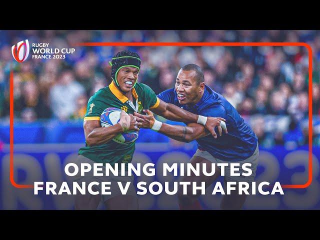 The best start to a Rugby World Cup match ever?! | France v South Africa | RWC 2023