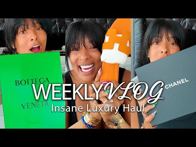 $$$ Insane Luxury Haul Unboxing: Hermès, Chanel, & Chrome Hearts | Kamiah Adams-Beal