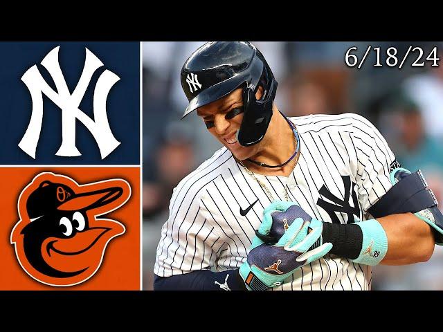 New York Yankees vs Baltimore Orioles | Game Highlights | 6/18/24