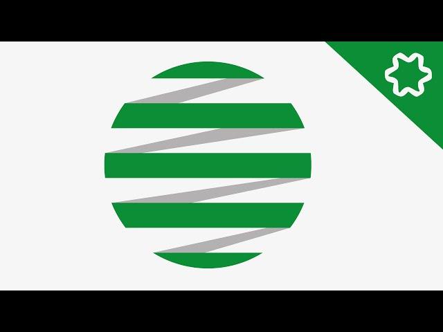 Circle Global Logo Design Tutorial / Circular Logo / Adobe illustrator Tutorial / Simple Logo