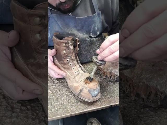 Construction Worker Boots Restoration