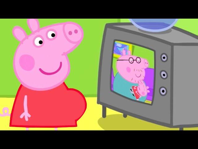 Baby Peppa is on TV!  Peppa Pig Tales