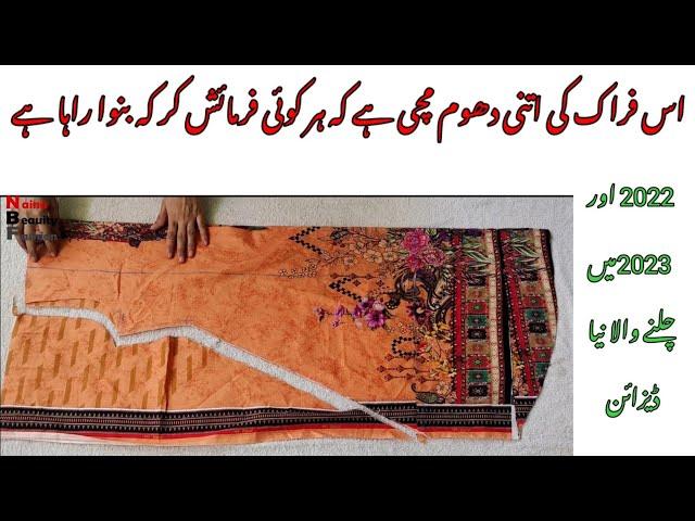 High low frock design Cutting And Stitching | Printed Frock Designs For Girls | Naina Beauty Fashion