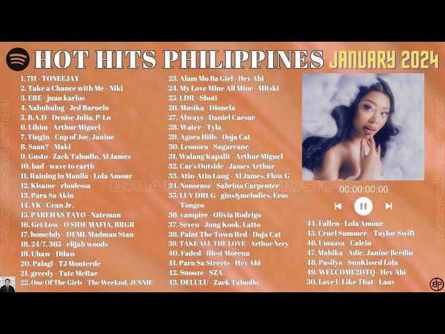 HOT HITS PHILIPPINES - JANUARY 2024 UPDATED SPOTIFY PLAYLIST