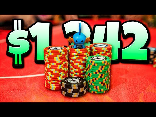 My BIGGEST COMEBACK at the POKER TABLE!! $1,000+ SUN RUN! | Poker Vlog #302