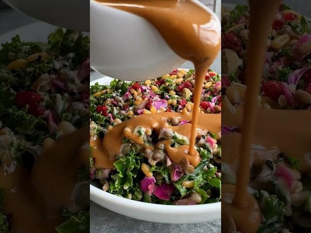 LONGEVITY HIGH-PROTEIN SALAD @cookingforpeanuts I won’t eat healthy food that tastes bad! Nor you!