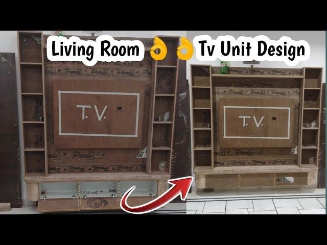 tv unit कैसे बनाए How To Make a tv Unit | Best Tv unit design For living Room