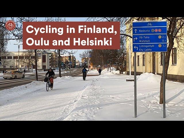 Winter Cycling in Oulu and Helsinki (Finland)