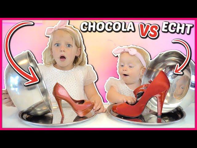 CHOCOLADE  VS REAL  CHALLENGE | Lucilla Bellinga #106