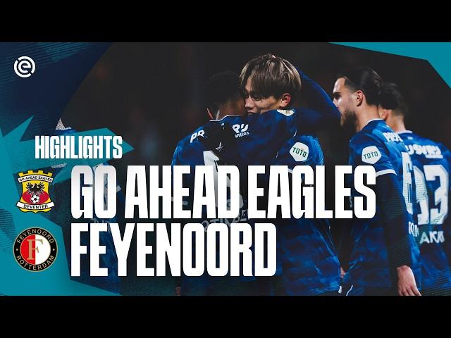 Champions League ticket secured!  | Highlights Go Ahead Eagles - Feyenoord | Eredivisie 2023-2024