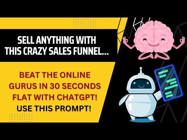 Turn ChatGPT Into a Sales Funnel Genius! Ultimate Funnel in 30 Seconds! (Step-by-Step) #chatgpt #ai