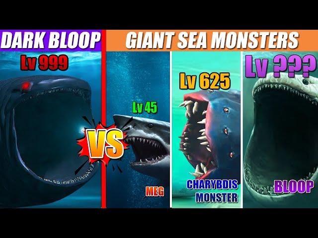 Dark Bloop vs Giant Sea Monsters Level Challenge | SPORE