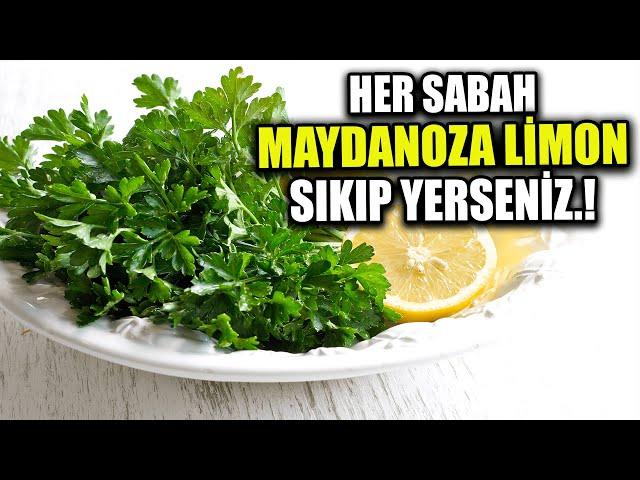 Her Sabah Aç Karnına Maydanoza Limon Sıkıp Yerseniz Bunlar Olur!