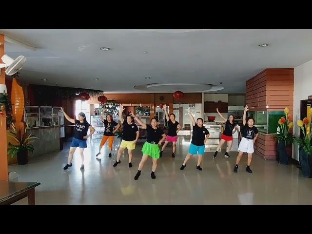 Let Your Love Flow - Line Dance || Choreo : Marla Jolanda Maramis || Demo & Count || Wahaha Dance