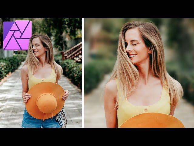 Make BEAUTIFUL Blurred Backgrounds in Affinity Photo!
