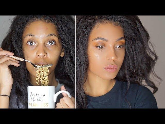 FLAWLESS full coverage FOUNDATION ROUTINE | acne coverage