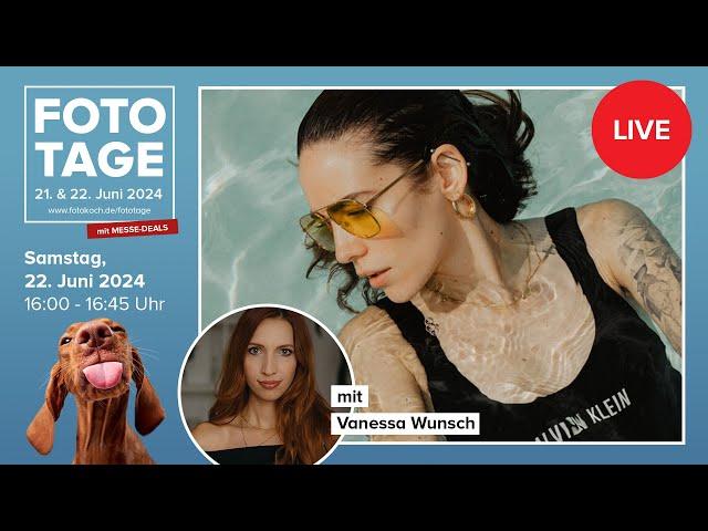 Basics: Einstieg in die Portraitfotografie | Vanessa Wunsch (Sony) #fototage