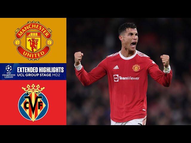 Manchester United vs. Villarreal: Extended Highlights | UCL Groups Stage MD 2 | CBS Sports Golazo