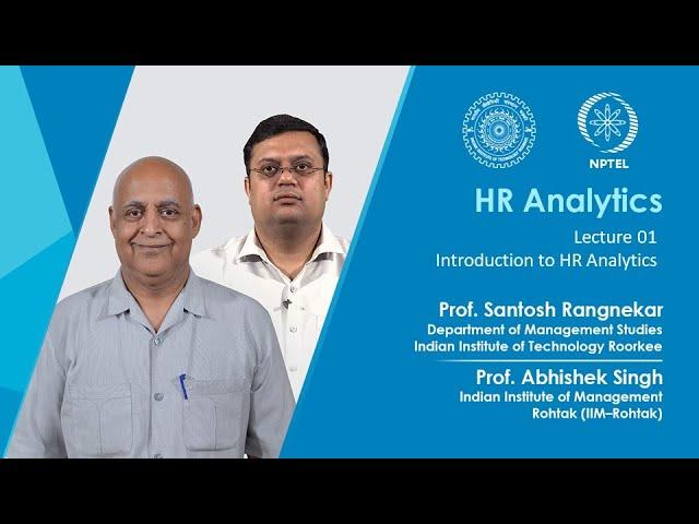 Lecture 01: Introduction to HR Analytics