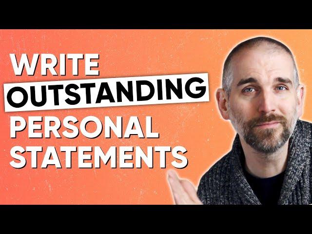 How to Write an OUTSTANDING Personal Statement for College: A Crash Course