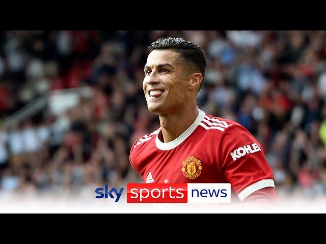 Reaction after Cristiano Ronaldo scores twice on his Manchester United return