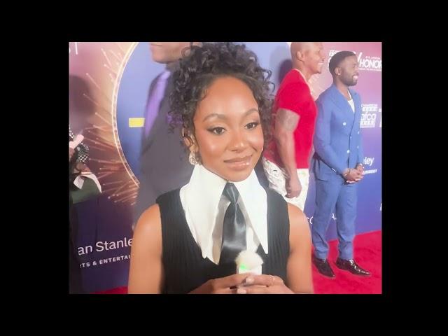 'Poppa's House' actress Tetona Jackson on the 2024 AAFCA TV Awards red carpet