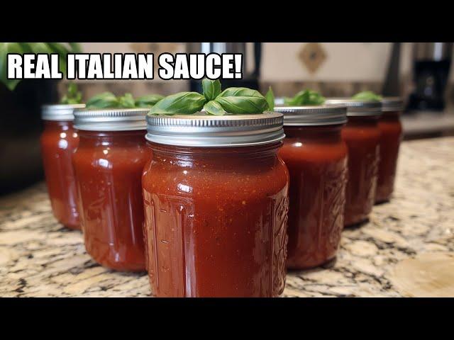 The Traditional Italian Way to Preserve Tomatoes for Year-Round Flavor!