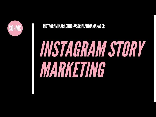 Module 9. Instagram Story Marketing | GRATIS Instagram Cursus 