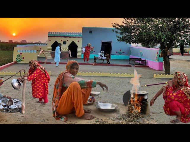  Amazing Cultural Village Life in Beautiful  Desert Mud Houses of Pakistan