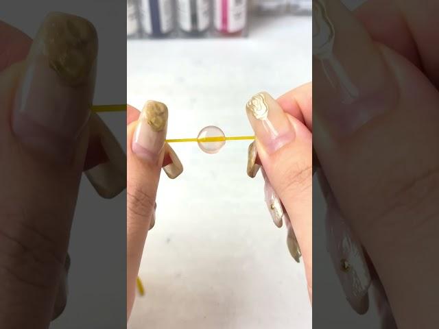 【レジン】シールでレジンビーズ作ってみた！How to make resin beads with stickers 作り方 #Shorts