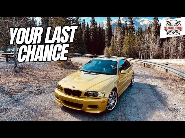 Why You Need To Buy A BMW E46 M3 NOW before it's too late! | Stance Bros