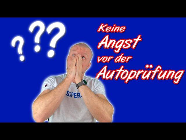 Keine Angst vor der Autoprüfung - Tipps gegen Prüfungsangst