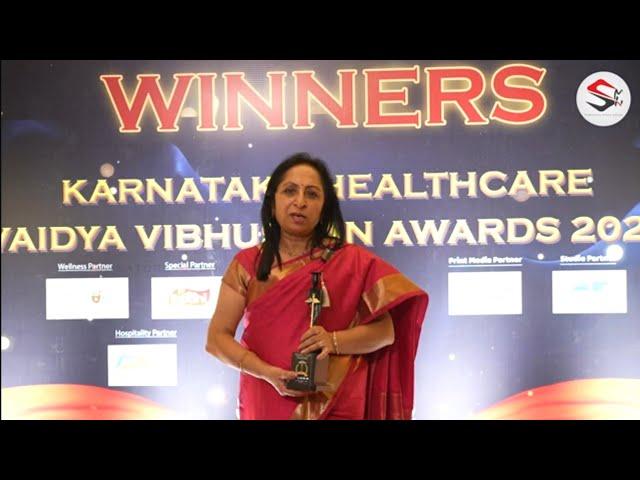 Dr. Bharathi Rajshaker | Signature Media House Presents Karnataka Healthcare Vaidya Vibushan Awards