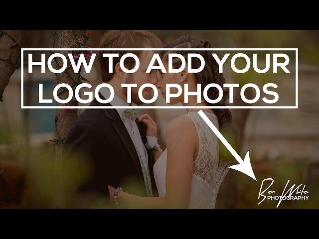 How to quickley add your logo to your photos in photoshop